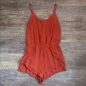 Burnt Orange Romper